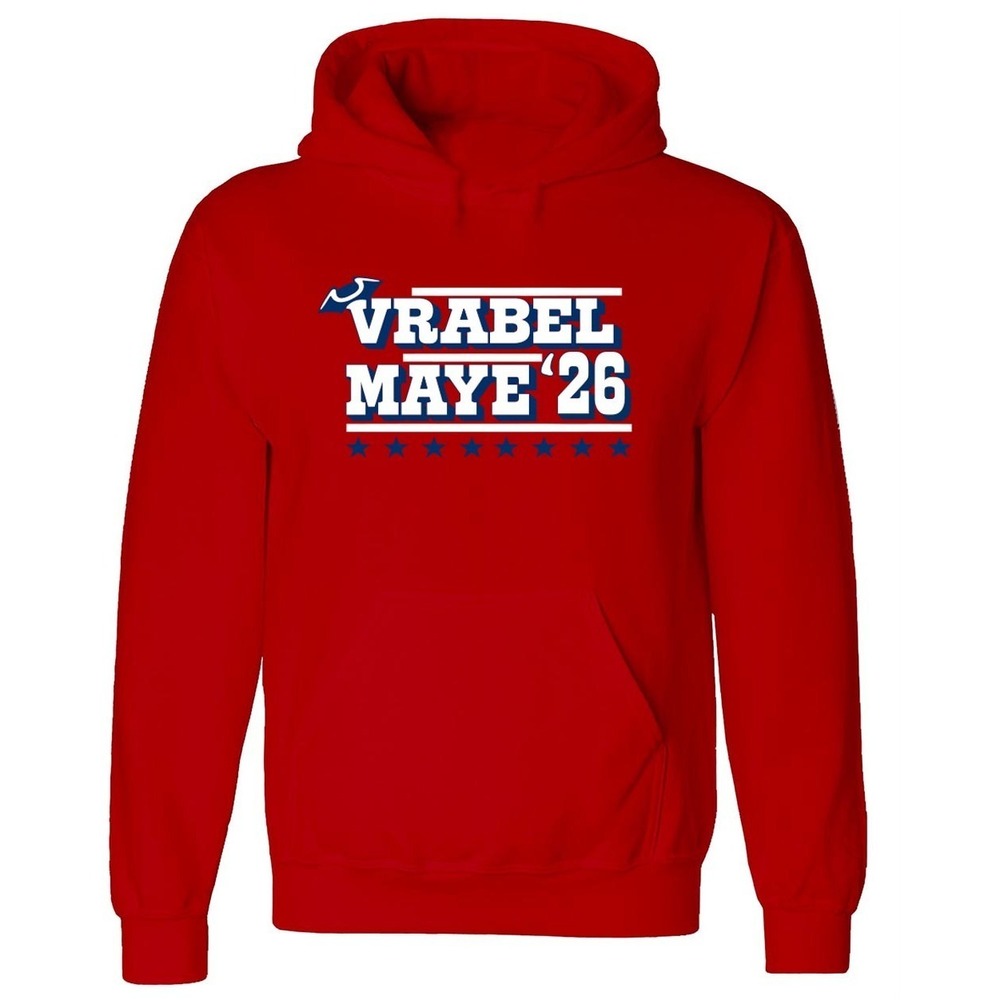 Drake Maye Mike Vrabel 2026 Patriots Hooded Sweatshirt. Hoodie